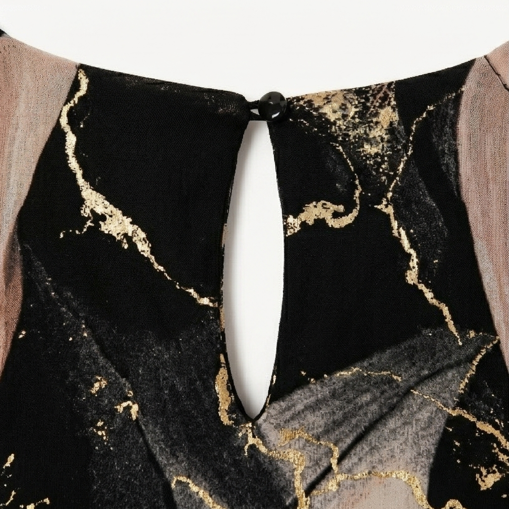 Vivara | Marble Gold Maxi Dress