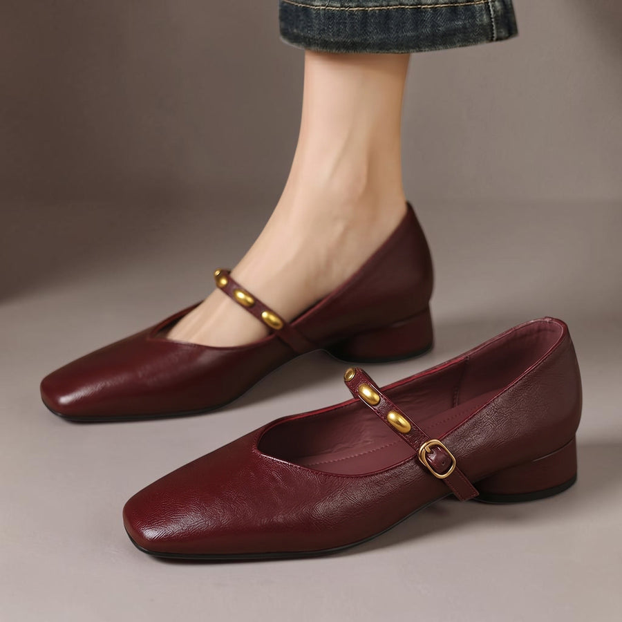 Zyra - Genuine Leather Flats