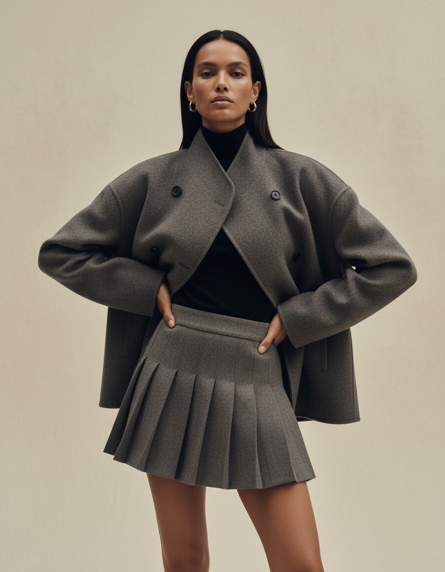 Margot | Asymmetrical Button Coat