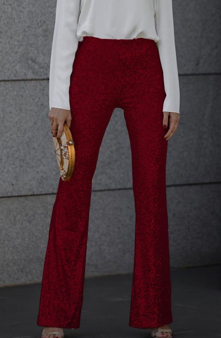 Aria | Sequin Flare Pants