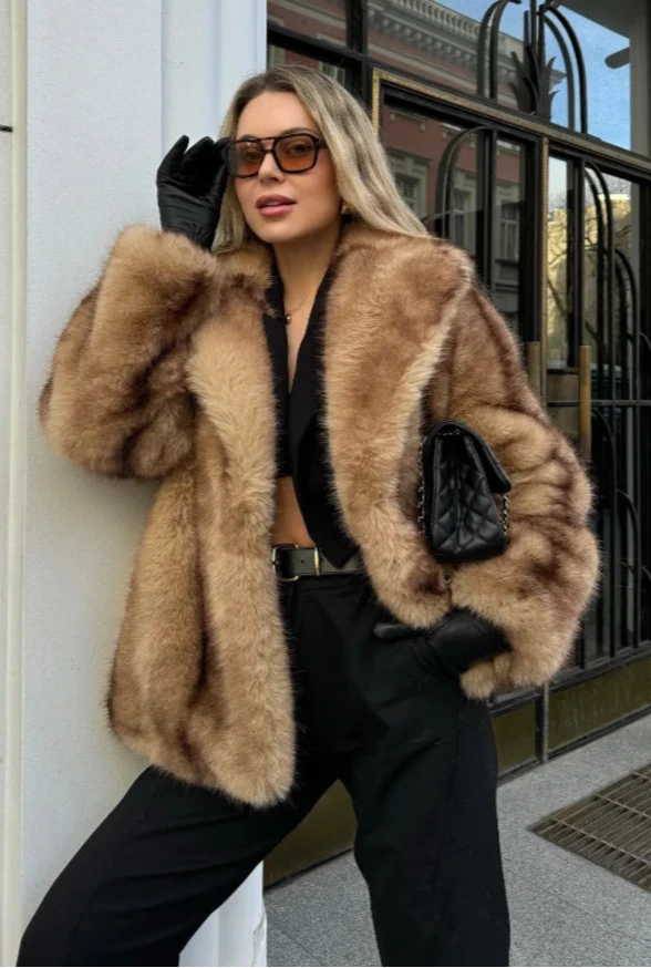 Margaux | Oversized Faux Fur Coat