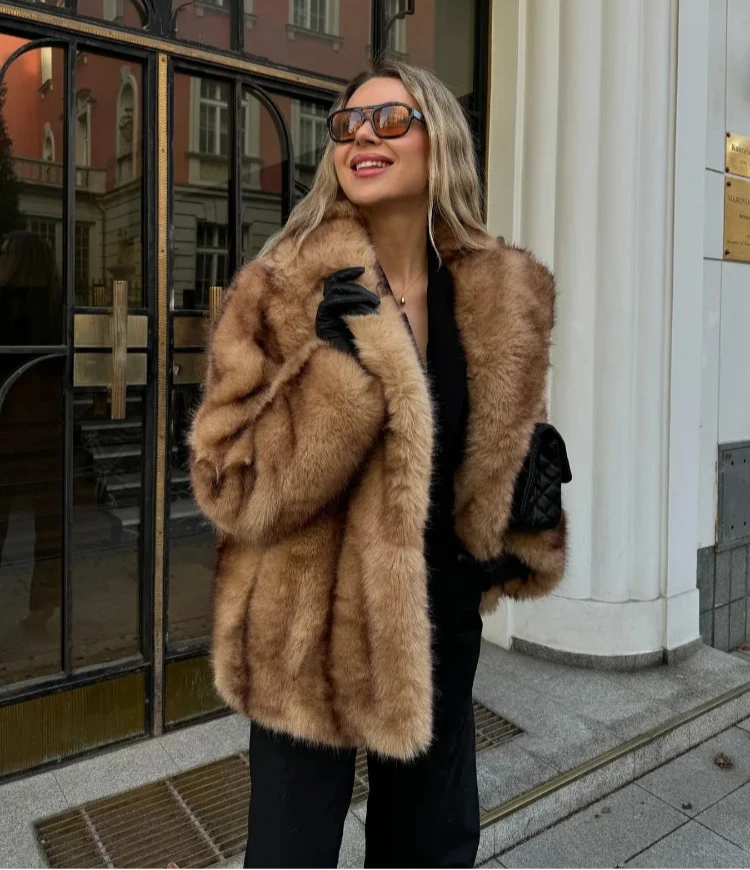 Margaux | Oversized Faux Fur Coat