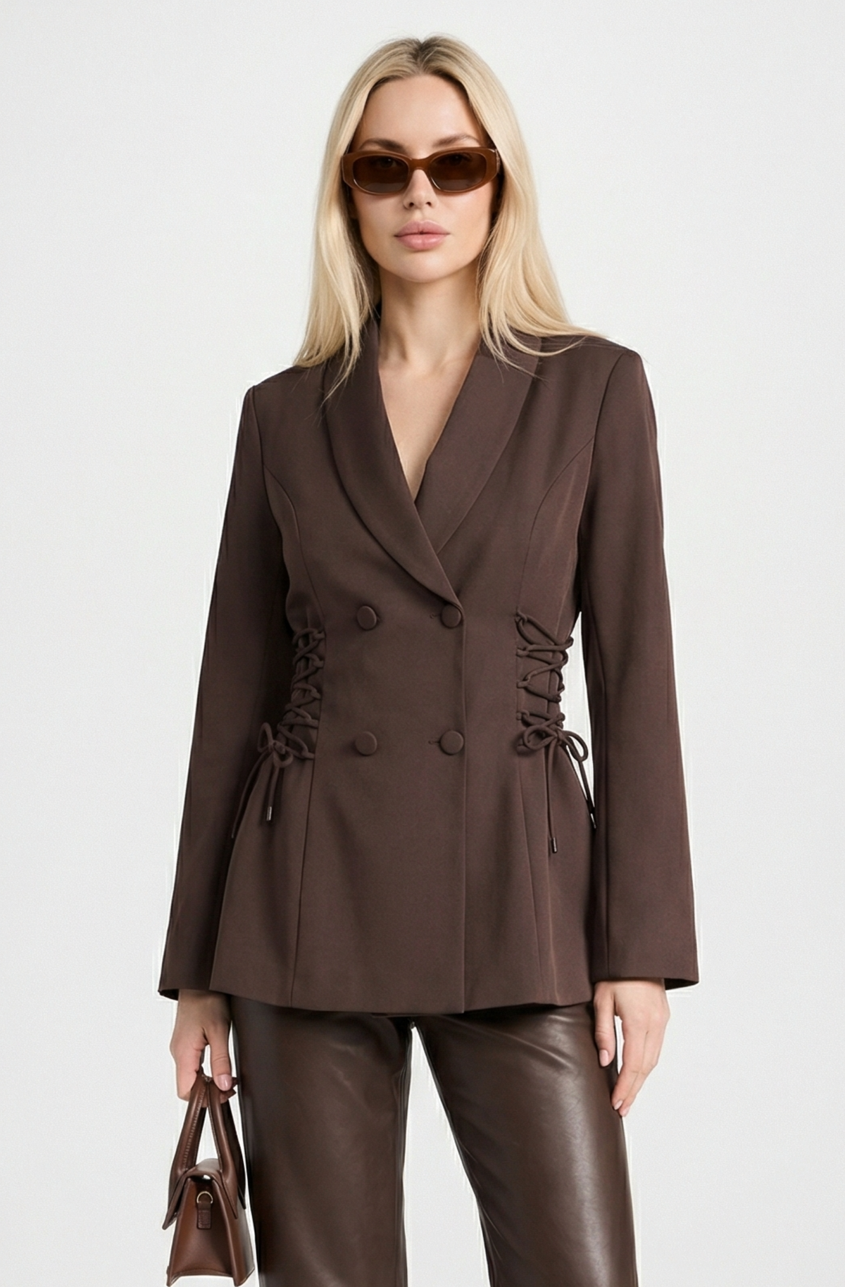 Vivian | Side Lace-Up Blazer