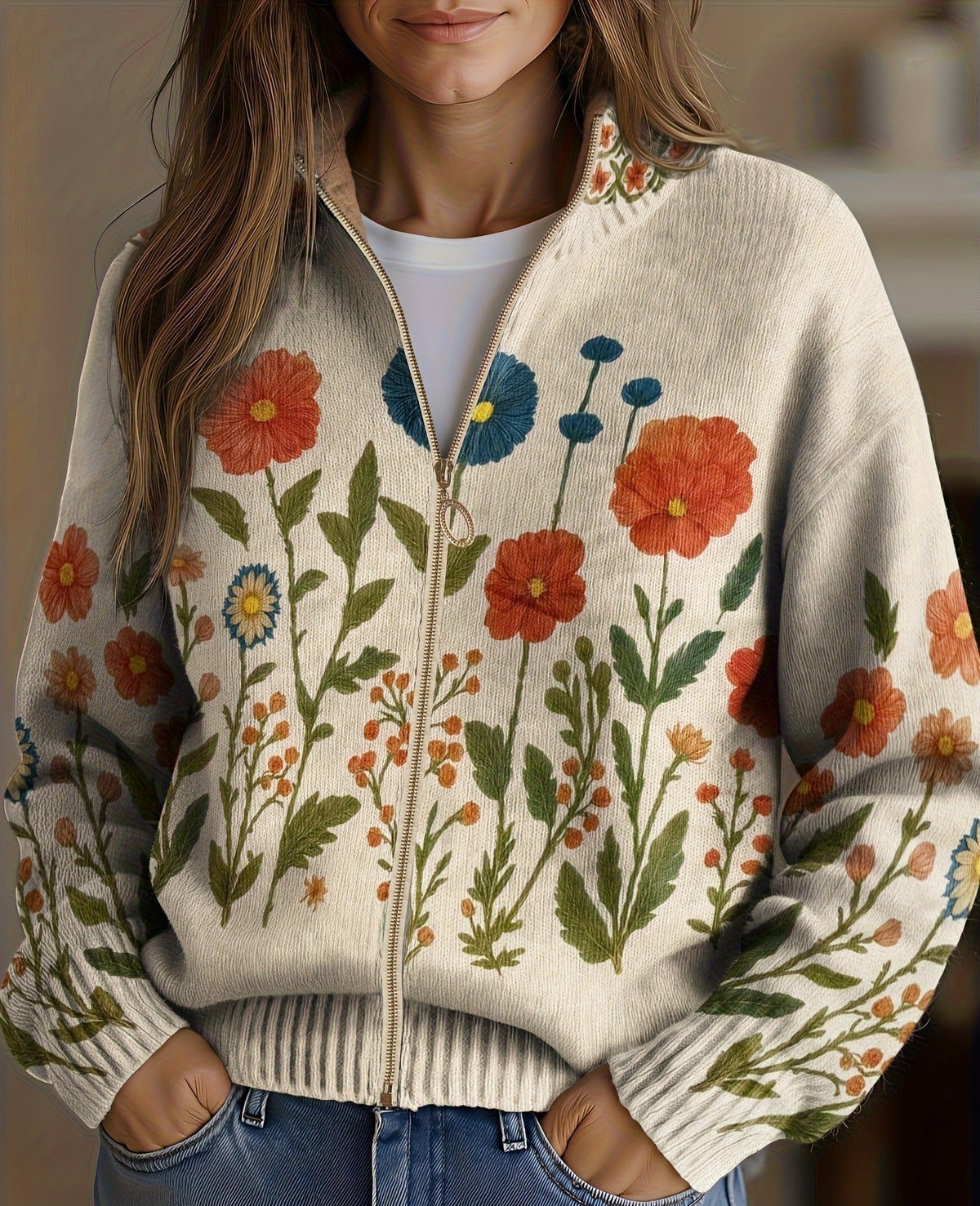 Wrenna | Wildflower Meadow Cardigan